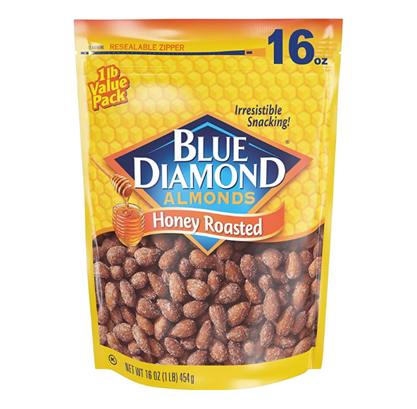 Blue Diamond 蓝钻石 蜂蜜烤杏仁 454g