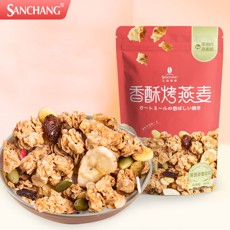 可签到！三昌烤燕麦麦片400克