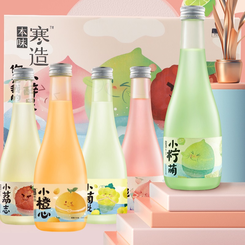 【本味寒造】女士微醺低度果酒300ml