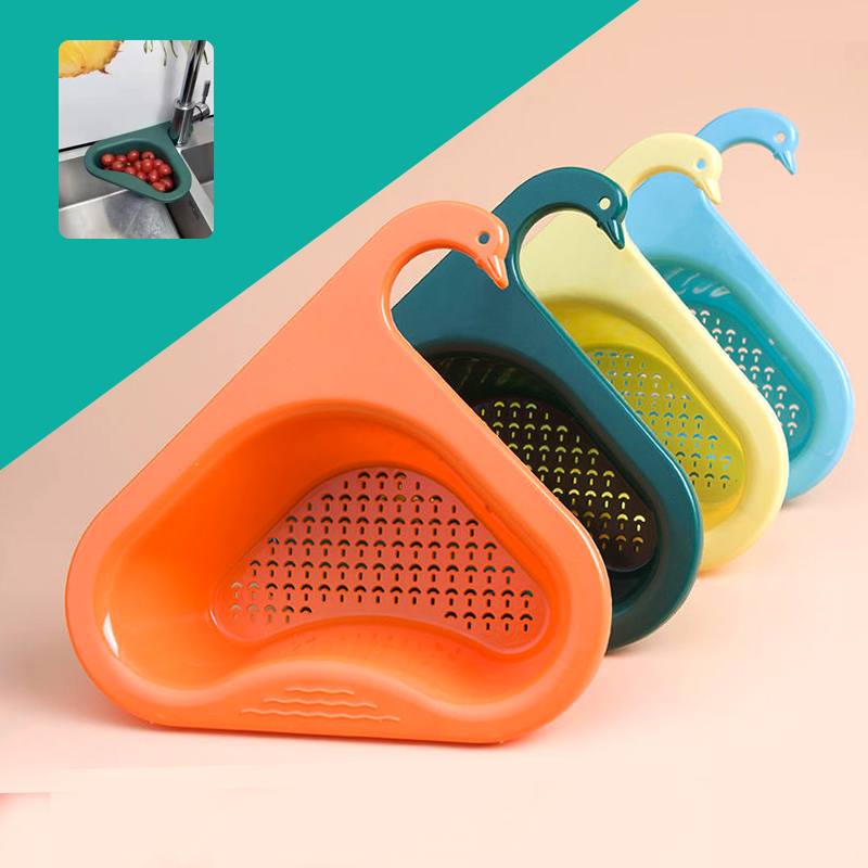 稳定签到！天鹅厨房沥水篮过滤网免打孔