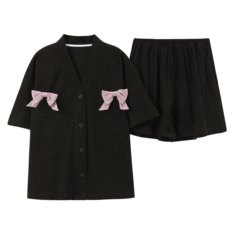 【浪莎3金冠】夏季少女短袖纯棉睡裙