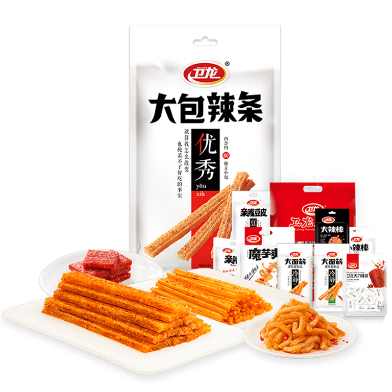 【卫龙旗舰店】大包辣条礼包1540g