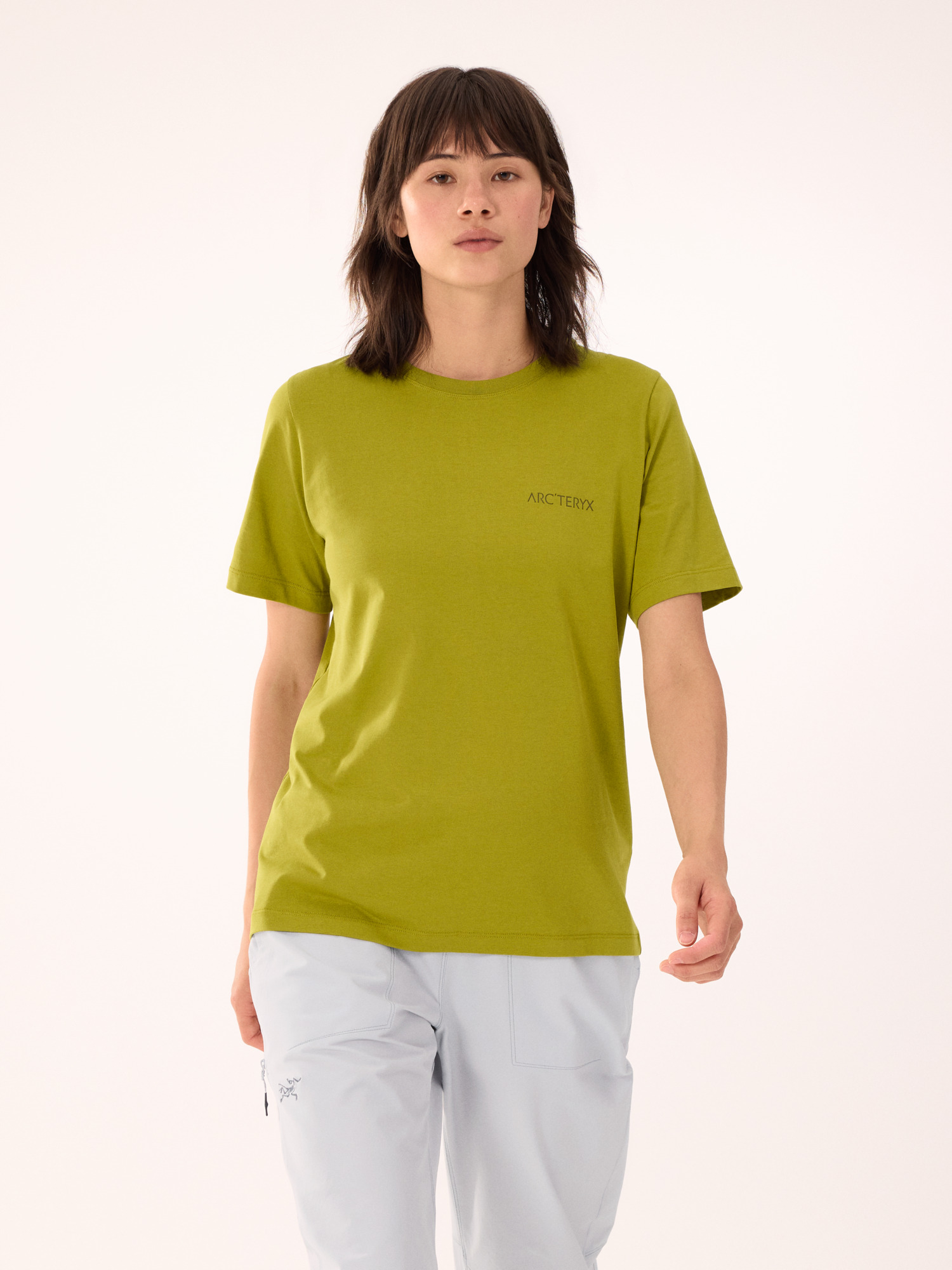 Arcteryx Kragg SL Cotton Blurred Bird Crew Shirt SS Women's