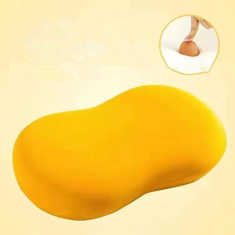 猫肚枕头记忆棉午睡单人枕重700克护颈椎