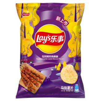 3.9元！乐事 薯片 孜然烤羊肉串味 75g（需买3件 付11.7元）