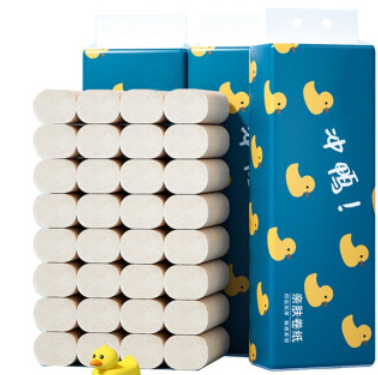 1元包邮！竹叶情 8卷本色卫生纸