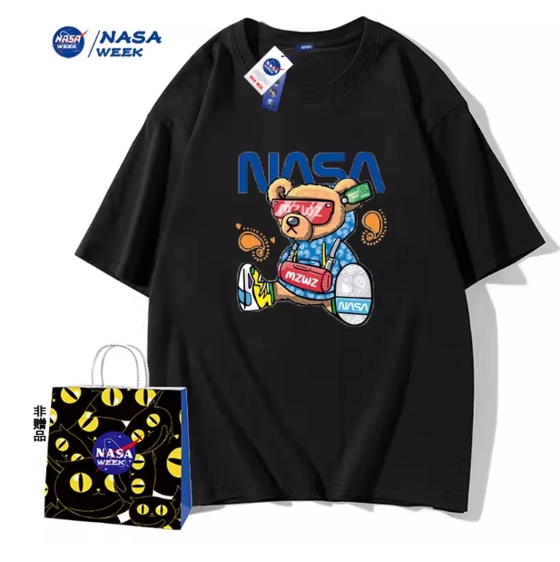 39.7元包邮！拍3件NASA联名新款夏季短袖