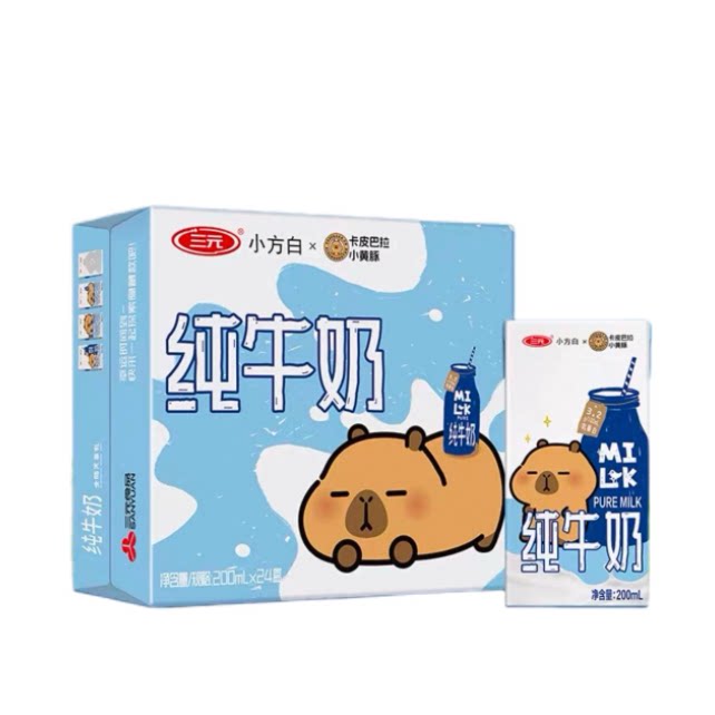 三元小方白联名款纯牛奶 29.1 元