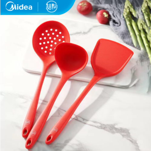 9.9元包邮！美的 硅胶不粘锅锅铲