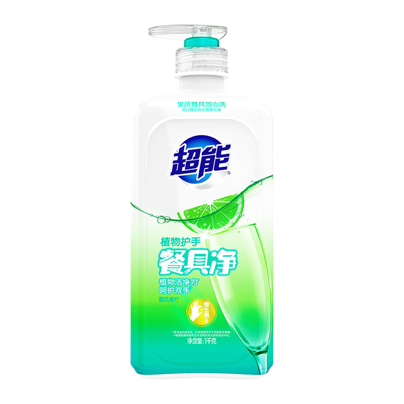 【国货加油】超能洗洁精餐具净1kg