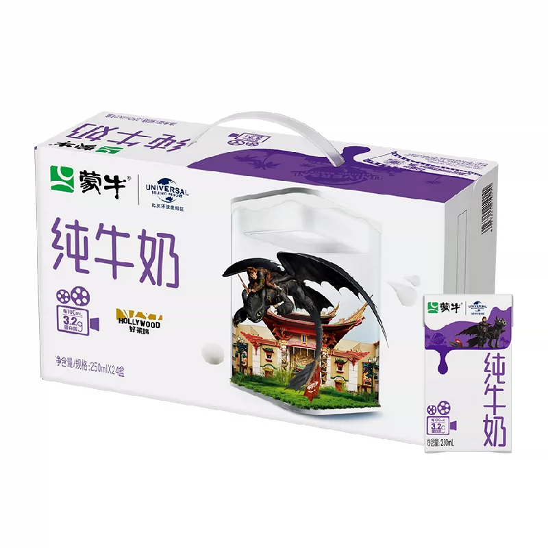 蒙牛纯牛奶250ml×24盒