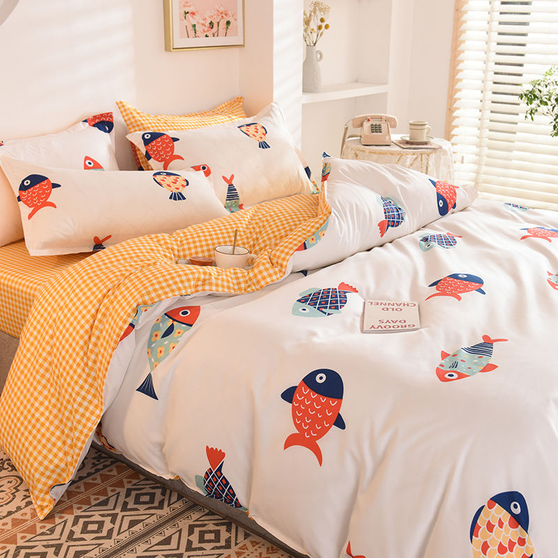 百人验货四件套床上用品少女心三件套4床单