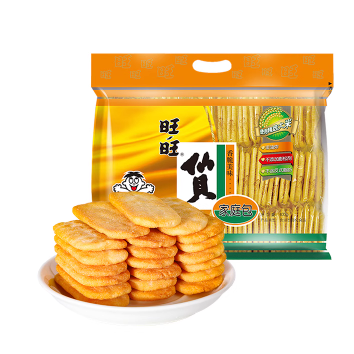 折9.5元/件！旺旺 米果雪饼400g+仙贝400g休闲饼干