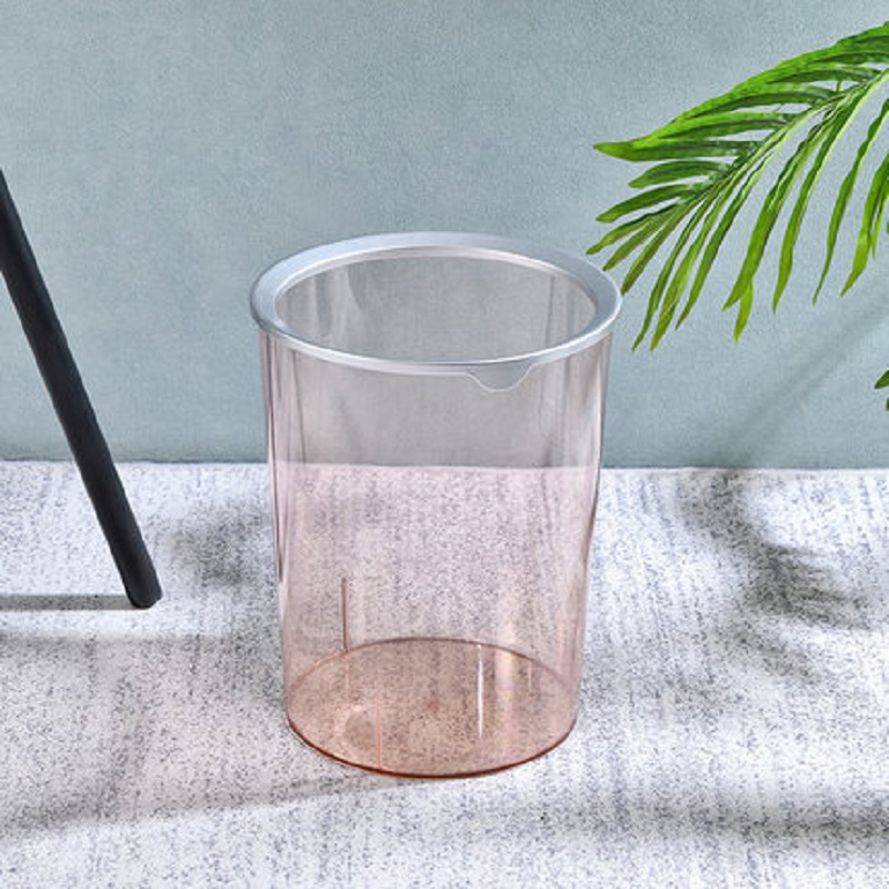 轻奢透明简约PET垃圾桶