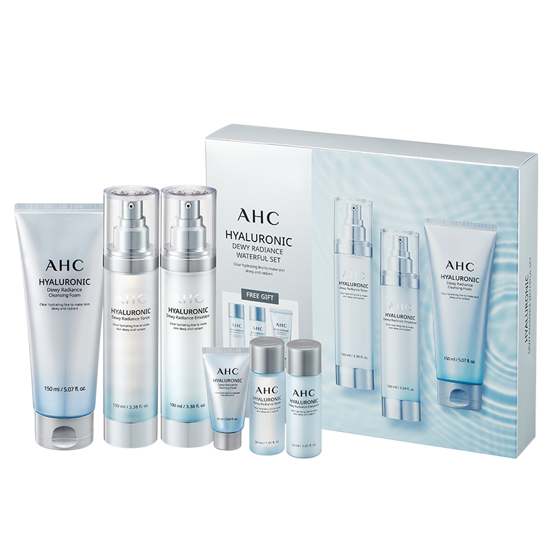 AHC小神仙水水乳洁面套盒