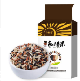 【有券的上】0.9元包邮！汾都香 三色糙米 500g