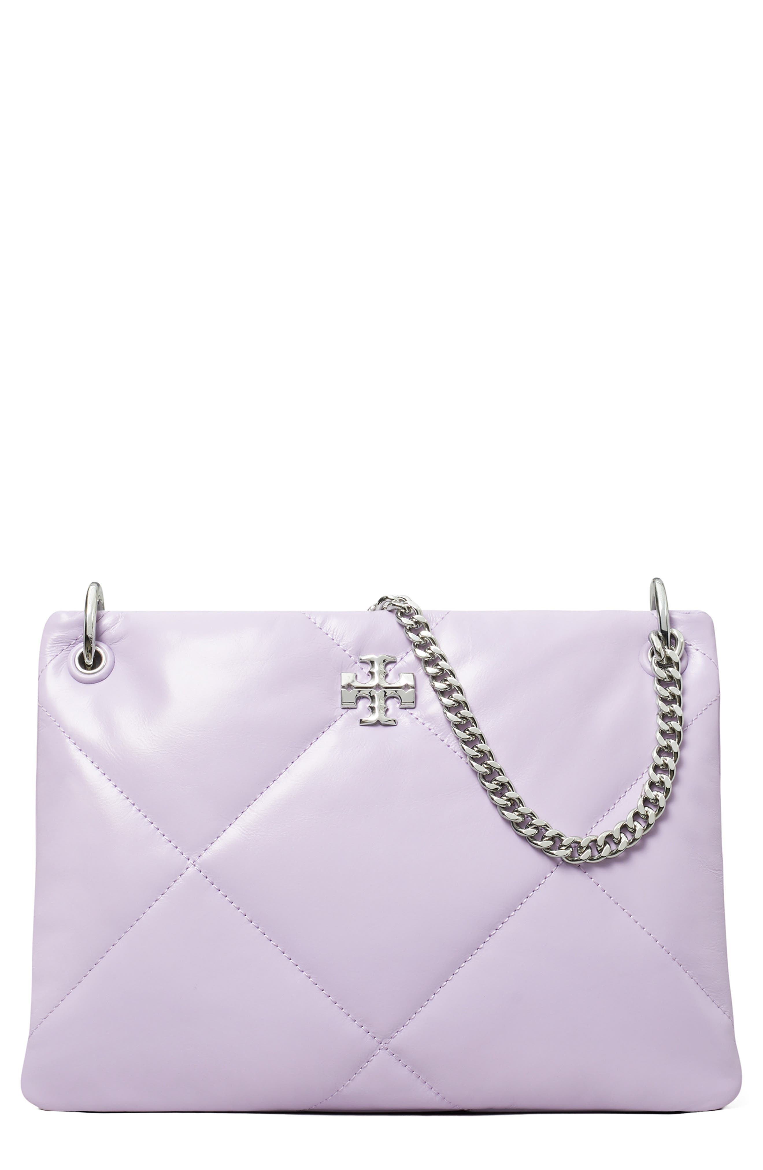 Tory Burch Small Kira Diamond Quilted汤丽柏琦单肩包 Purple Heather