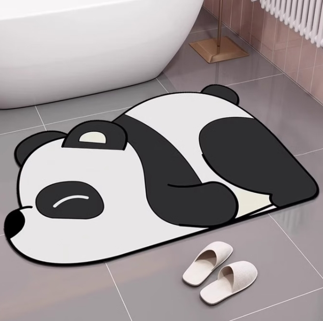 3.9元包邮！北欧卡通硅藻泥地垫