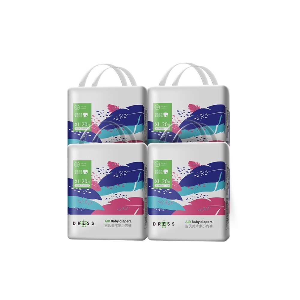 拍2件！吉氏美术家拉拉裤XL80片*2