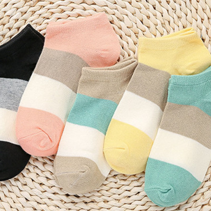 【5双仅6.9！】网红日系防滑纯棉短袜