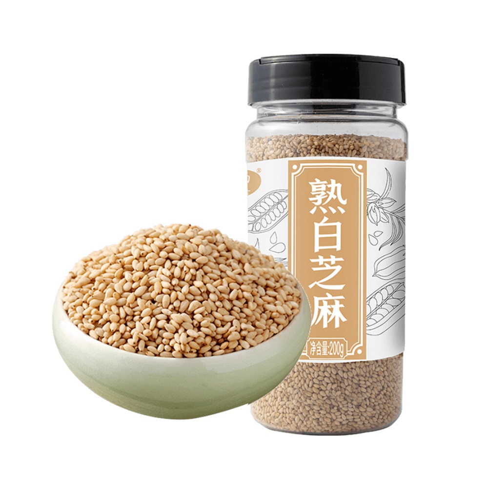 十月稻田熟白芝麻200g
