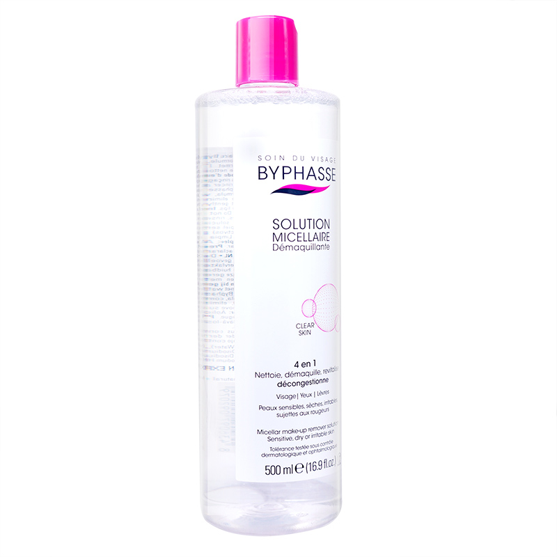 BYPHASSE西班牙正品蓓昂斯卸妆水500ml