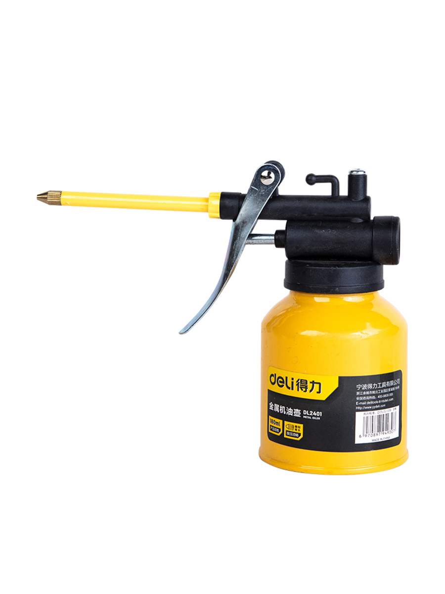得力机油壶长嘴高压加注器滴壶
