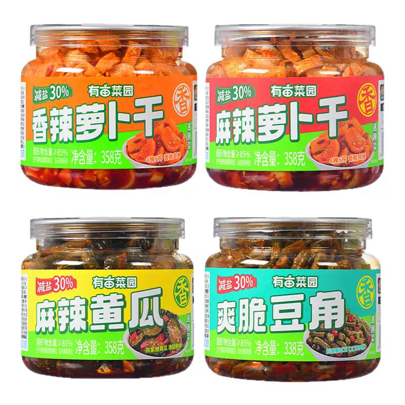 有亩菜园萝卜干358克