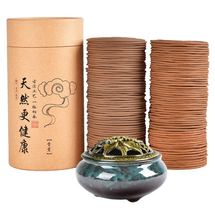 天然沉香盘香驱蚊熏香卫生间除臭味