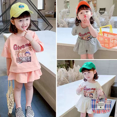 14.8元包邮！女童装时髦洋气小女孩两件套