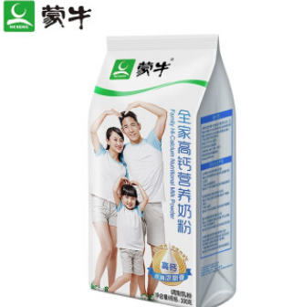 【有券的上】6元包邮！蒙牛 全家高钙奶粉300g