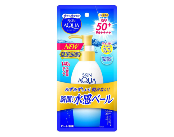 2020新款乐敦skinaqua水感防晒霜spf50pa140g