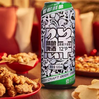2.9元包邮！鲸都鲜酿皮尔森精酿500毫升-1瓶