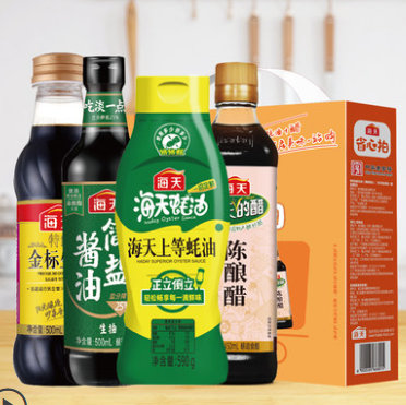 猫卡后10.79元/件！海天酱油厨房调味礼盒（需拍3件）
