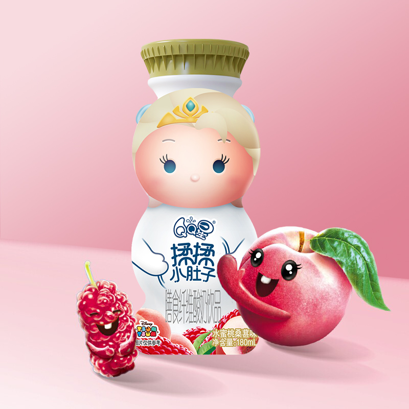 伊利QQ星揉揉小肚子16*180ml