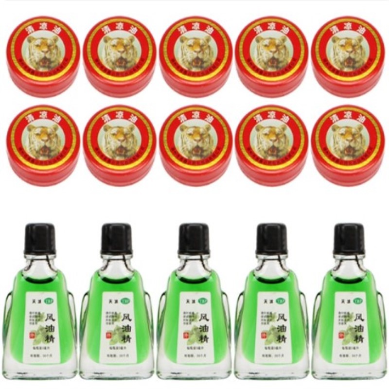 【虎头】风油精*5瓶+清凉油*10盒