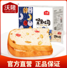 17.9元包邮！沃隆 坚果吐司面包 640g