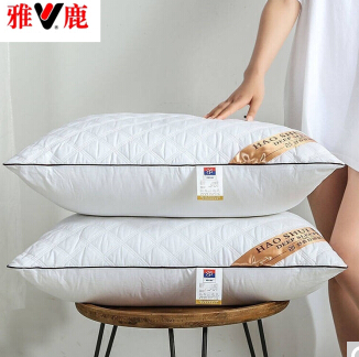 29.9元包邮！雅鹿绗纫枕芯 绗缝单边枕（40*60cm） 单只装（买一送一）