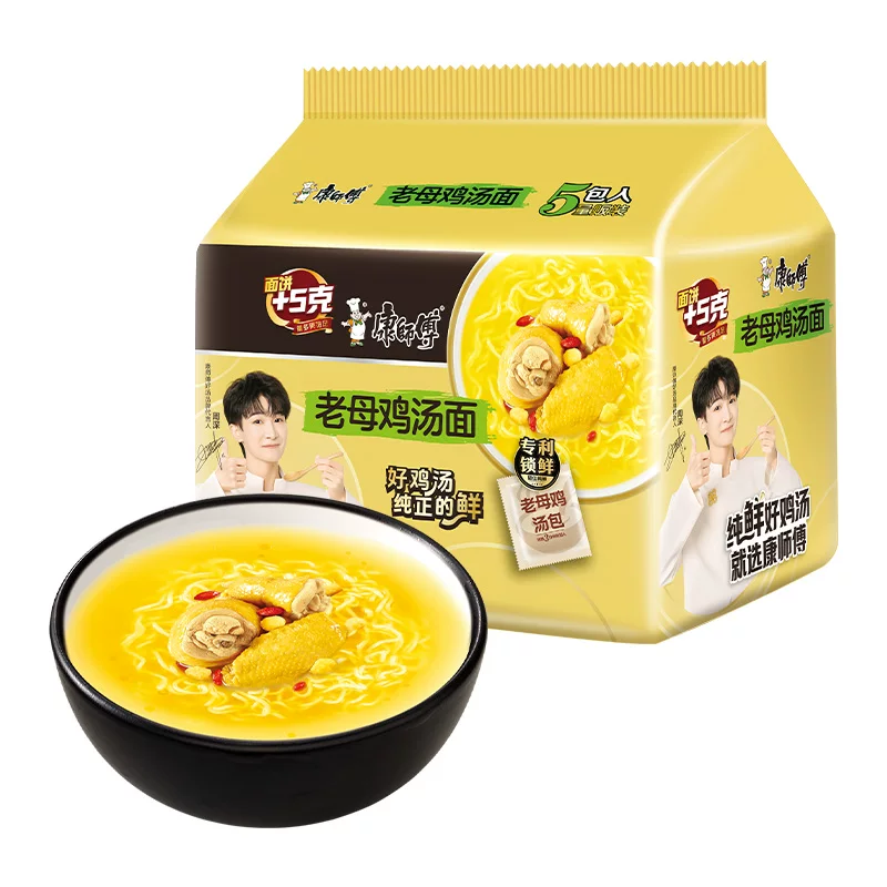 康师傅方便面老母鸡面5包