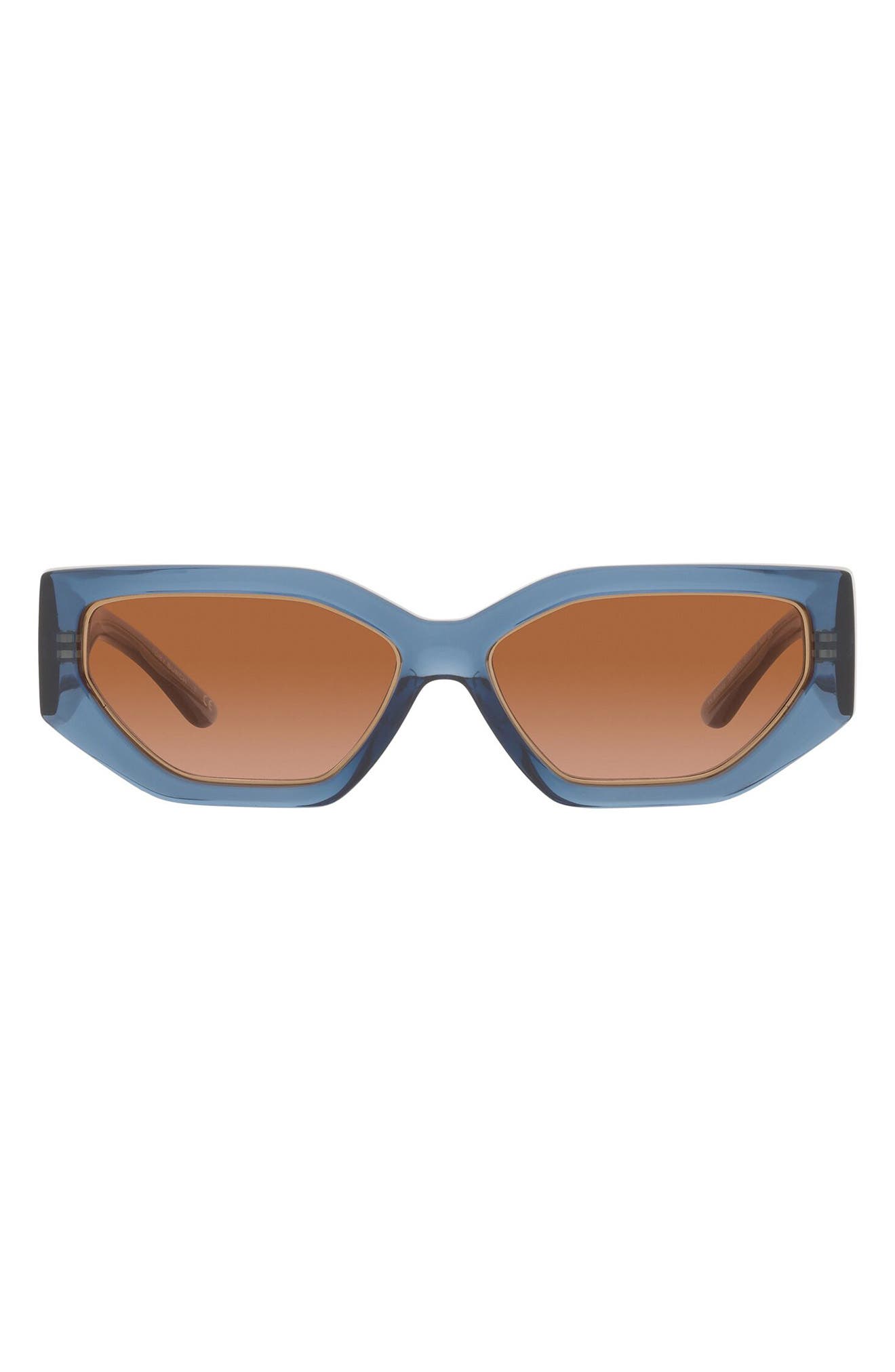 Tory Burch 55mm Rectangular Sunglasses