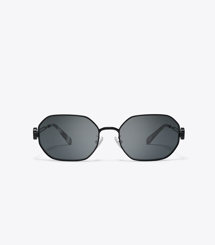 tory burch Miller Metal Oval Sunglasses