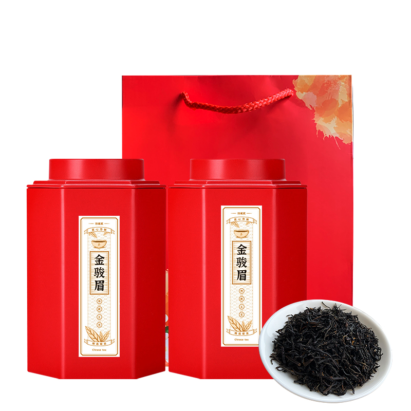 花小茵  新茶  蜜香型金骏眉双罐