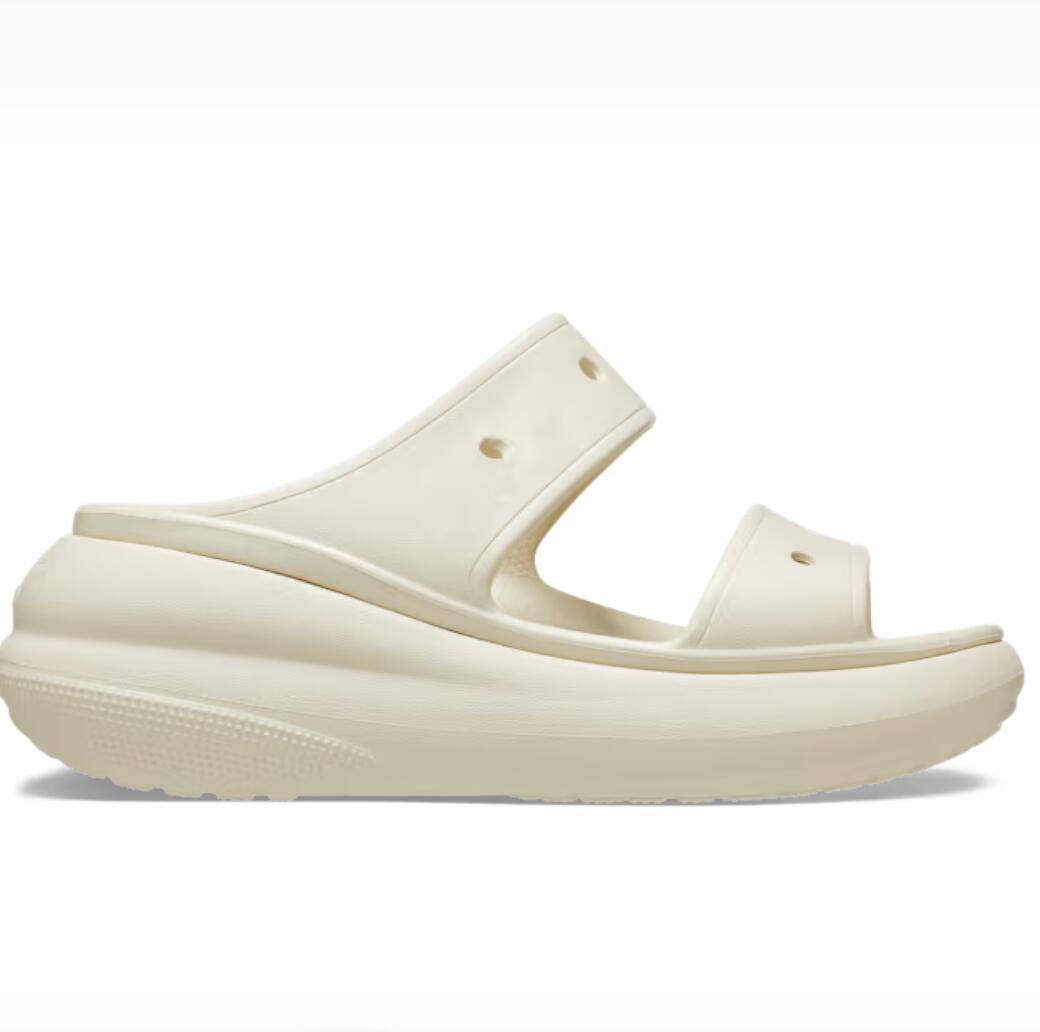Crocs BAYABAND CRUSH泡芙厚底洞洞凉拖 3色选