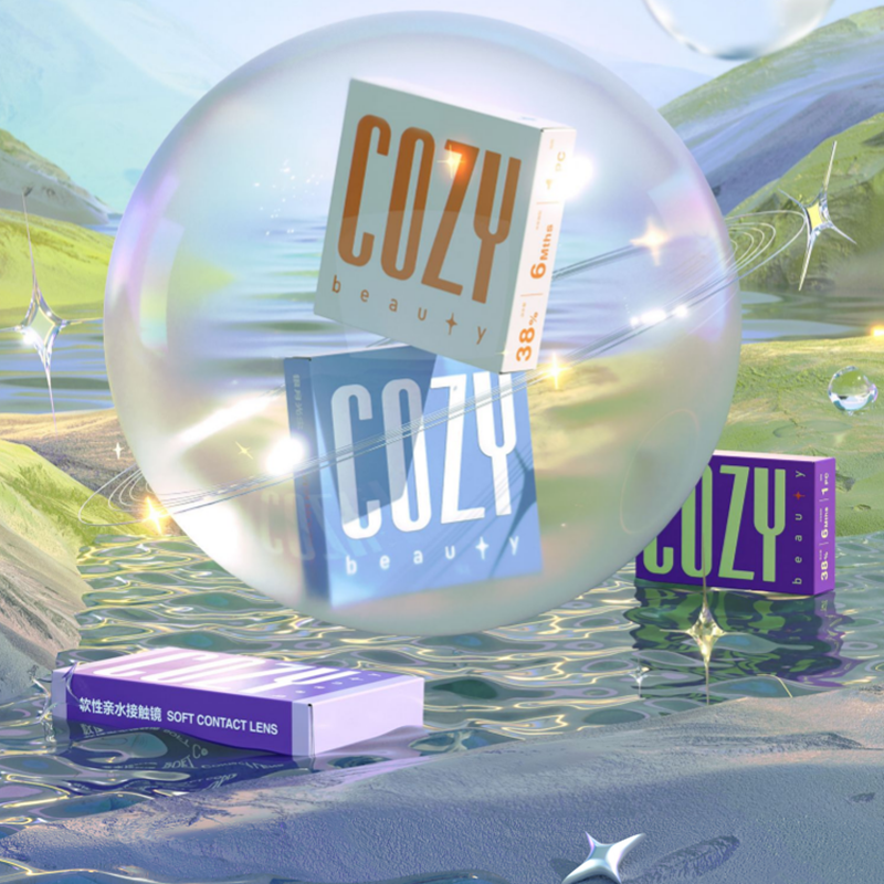 可糖CB半年抛2片彩色隐形眼镜