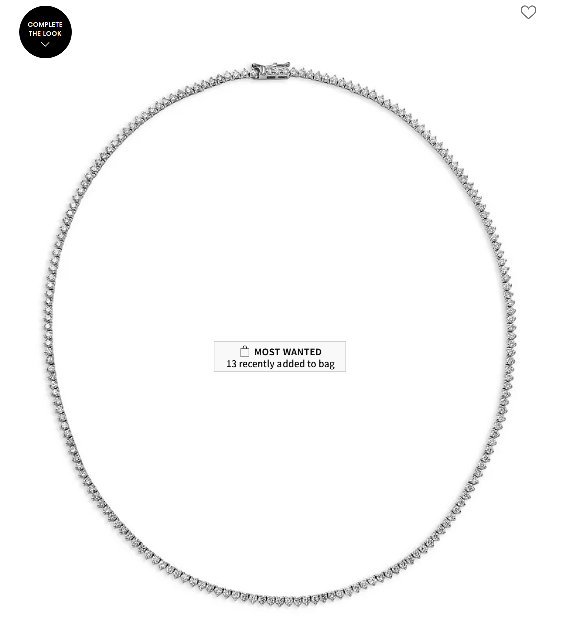 限今天：Bloomingdale's 14K金钻石项链 6克拉
