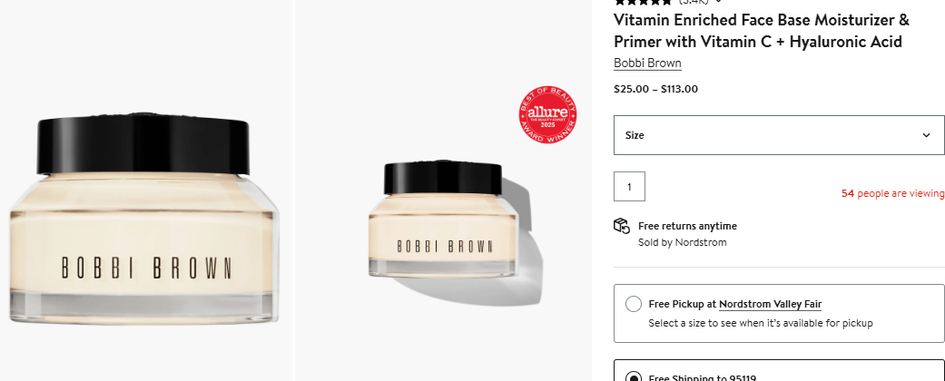 Bobbi Brown Vitamin Enriched Face Base Sale
