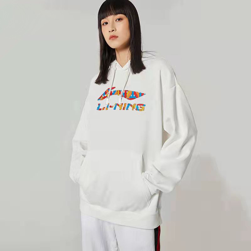 【正品】李宁时尚百搭纯棉连帽卫衣