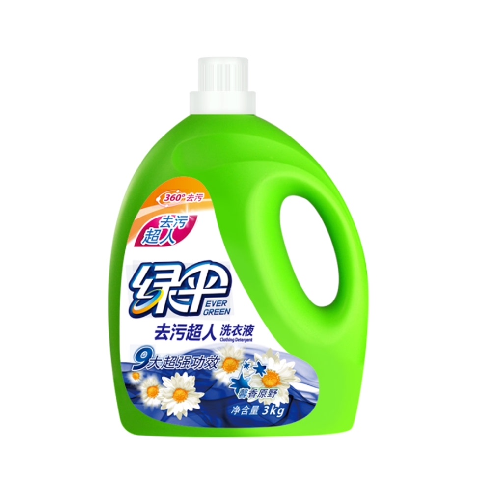 【绿伞】洗衣液瓶装6斤馨香护理护色洁净