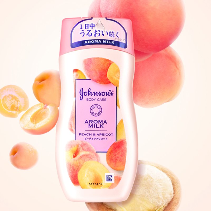 强生美肌蜜桃水嫩身体乳200ml