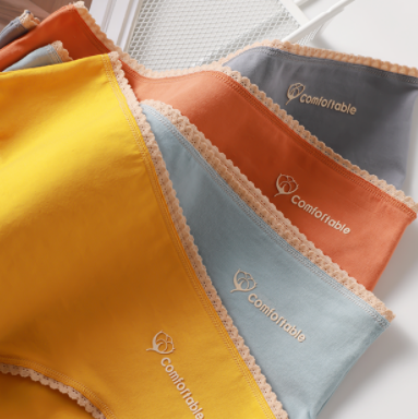 19.9元包邮！石墨烯纯棉抗菌女士内裤3条